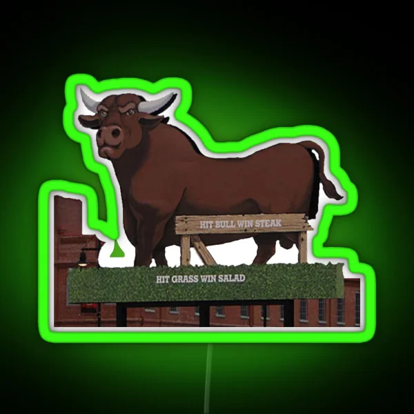 Bull Durham RGB Neon Sign