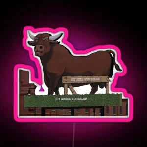 Bull Durham RGB Neon Sign
