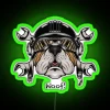 Bulldog Biker Design RGB Neon Sign - Image 3