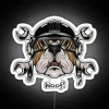 Bulldog Biker Design RGB Neon Sign - Image 4
