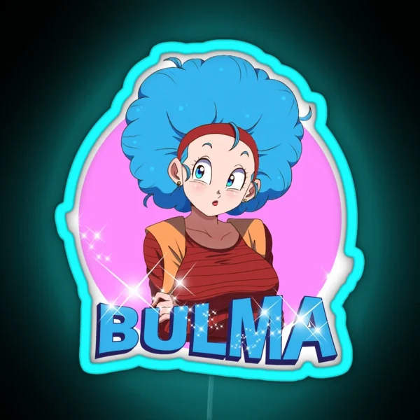 Bulma And Chichi Bulma RGB Neon Sign