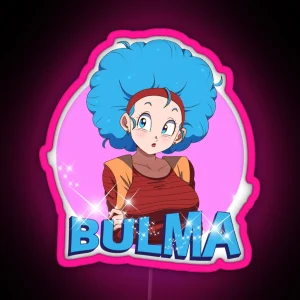 Bulma And Chichi Bulma RGB Neon Sign