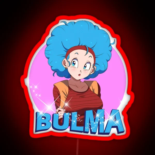 Bulma And Chichi Bulma RGB Neon Sign