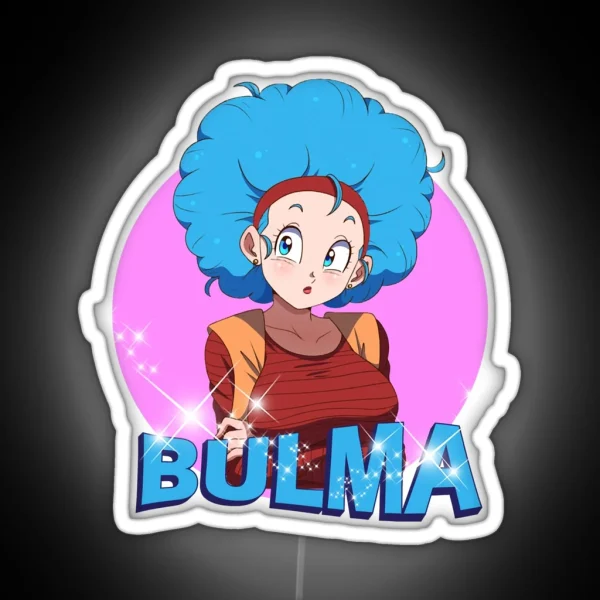 Bulma And Chichi Bulma RGB Neon Sign