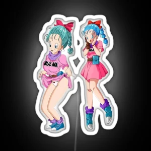 Bulma And Chichi RGB Neon Sign