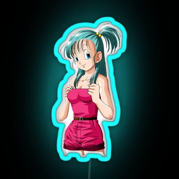 Bulma And Chichi RGB Neon Sign