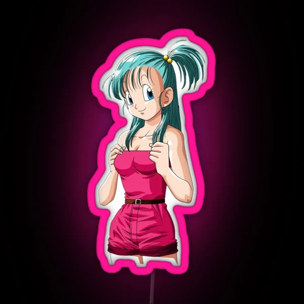 Bulma And Chichi RGB Neon Sign