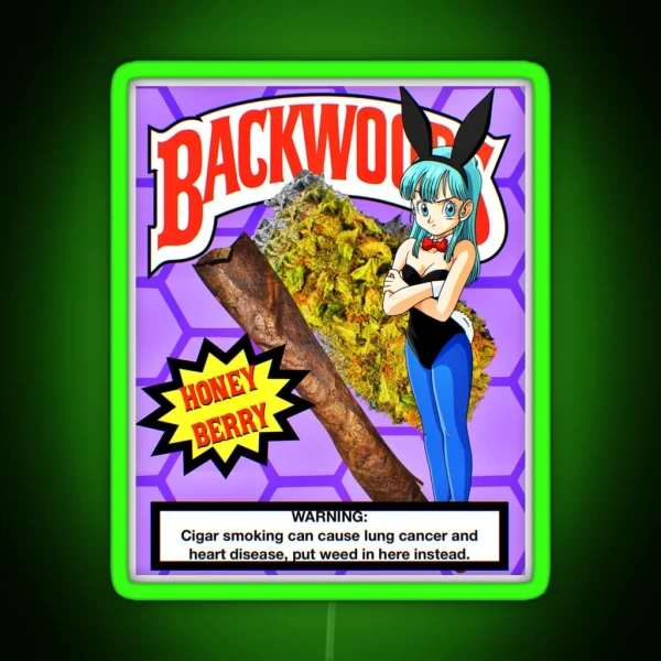 Bulma Backwoods RGB Neon Sign