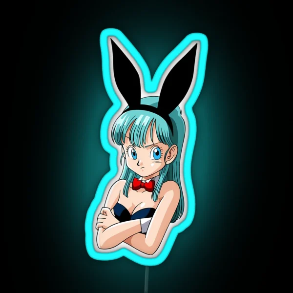 Bulma Bunny RGB Neon Sign