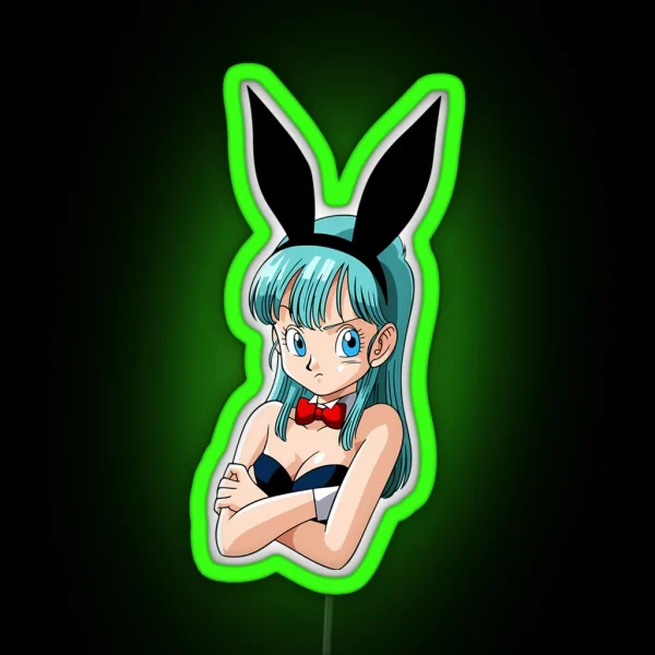 Bulma Bunny RGB Neon Sign