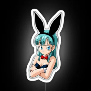 Bulma Bunny RGB Neon Sign