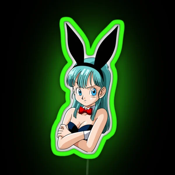 Bulma Bunny RGB Neon Sign