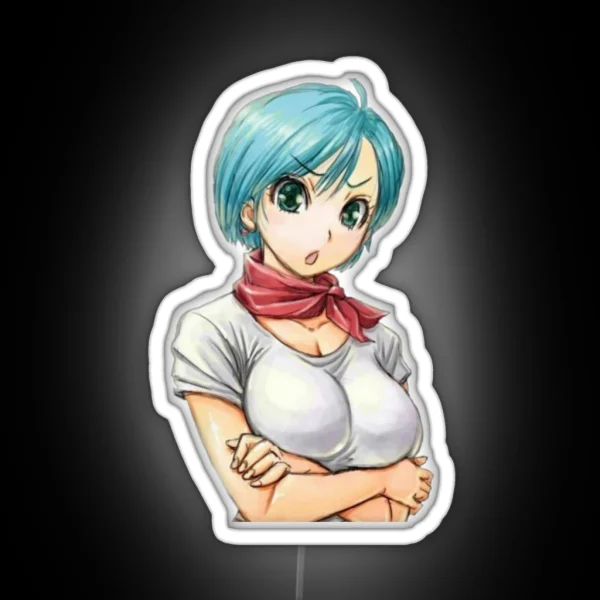Bulma Dragon Ball Z RGB Neon Sign