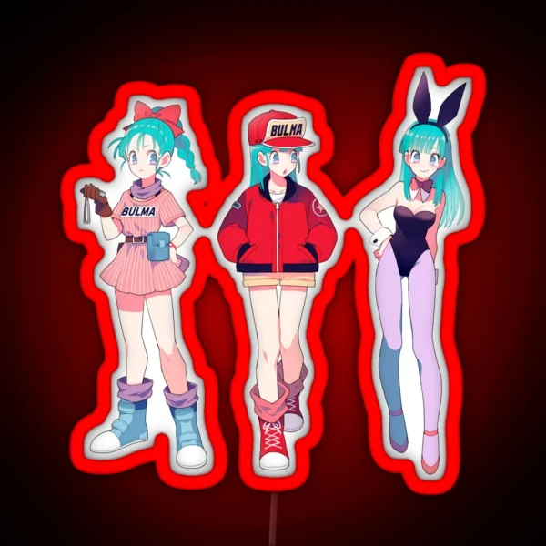 Bulma Girls RGB Neon Sign