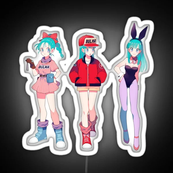 Bulma Girls RGB Neon Sign