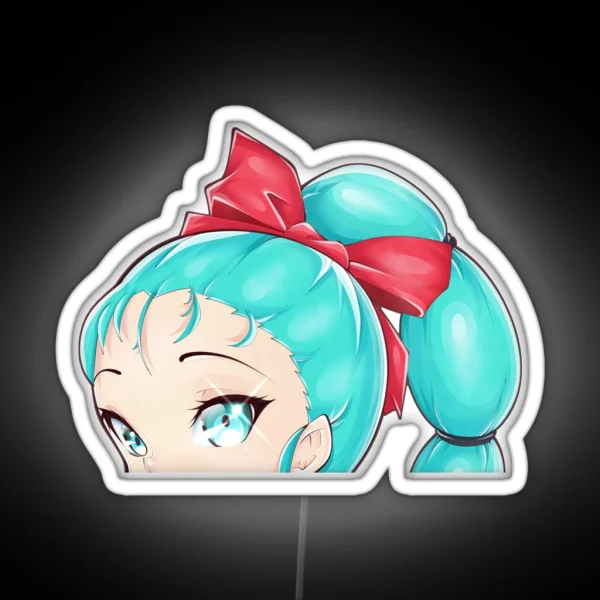 Bulma Peeker RGB Neon Sign