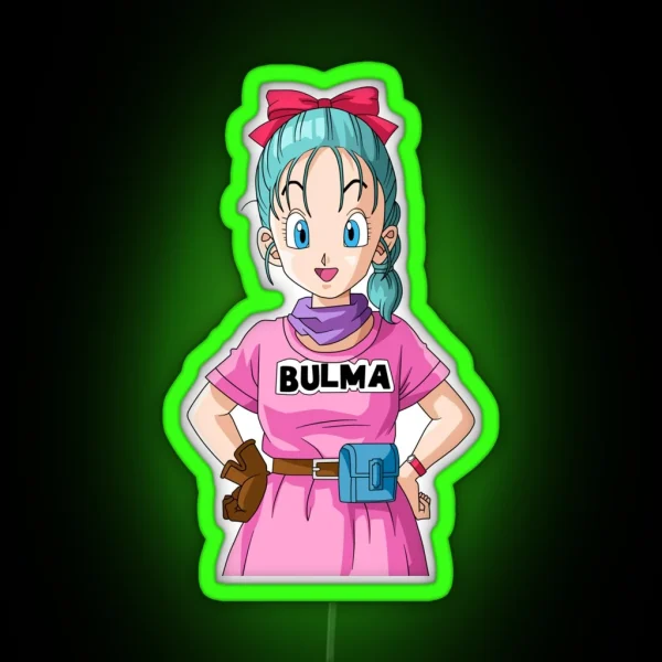 Bulma Will Accompany You Everywhere RGB Neon Sign