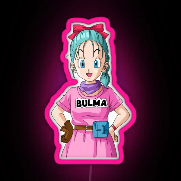 Bulma Will Accompany You Everywhere RGB Neon Sign