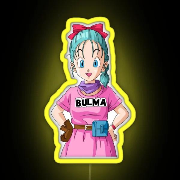 Bulma Will Accompany You Everywhere RGB Neon Sign