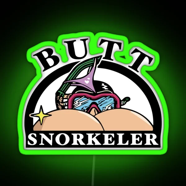 Bum Snorkeler 69 Tee Led For Men And Women RGB Neon Sign