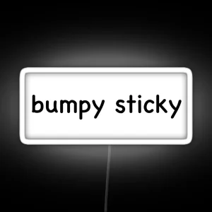 Bumpy Sticky Bumper Led RGB Neon Sign