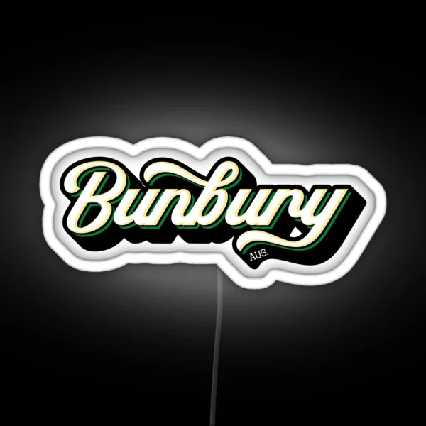 Bunbury Australia RGB Neon Sign