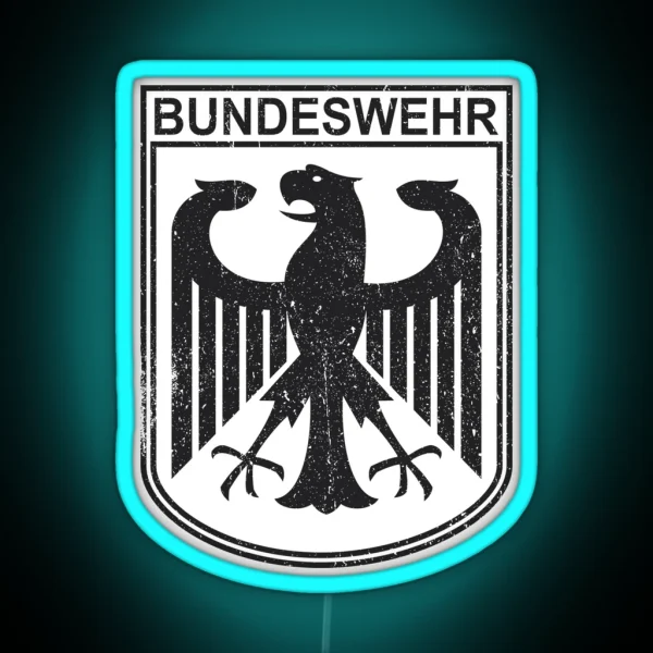 Bundeswehr German Eagle Symbol RGB Neon Sign