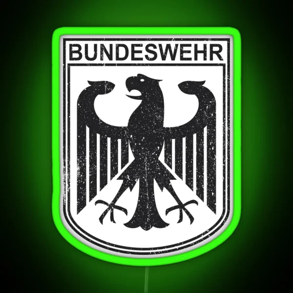 Bundeswehr German Eagle Symbol RGB Neon Sign