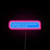 Bungee Gum Has The Properties Of Both Rubber And Gum RGB Neon Sign - Image 6