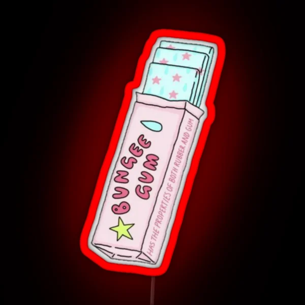 Bungee Gum RGB Neon Sign