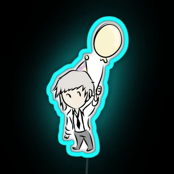 Bungou Stray Dogs Atsushi Nakajima Birthday Baby RGB Neon Sign