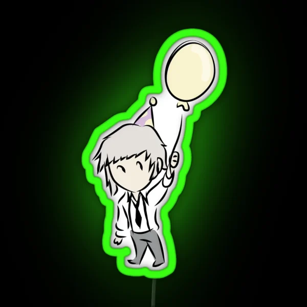 Bungou Stray Dogs Atsushi Nakajima Birthday Baby RGB Neon Sign