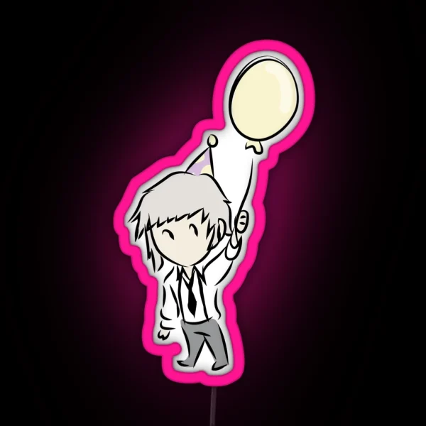 Bungou Stray Dogs Atsushi Nakajima Birthday Baby RGB Neon Sign