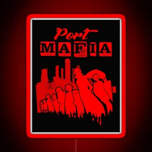 Bungou Stray Dogs Port Mafia RGB Neon Sign