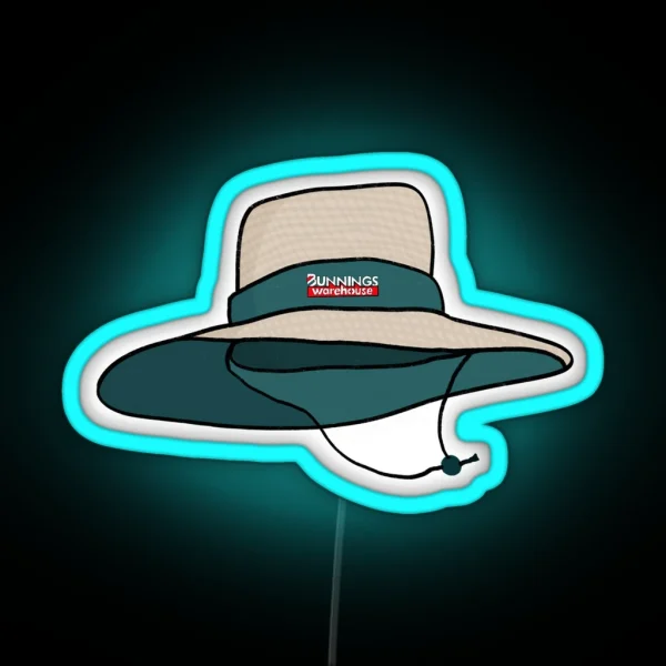 Bunnings Hat V1 RGB Neon Sign