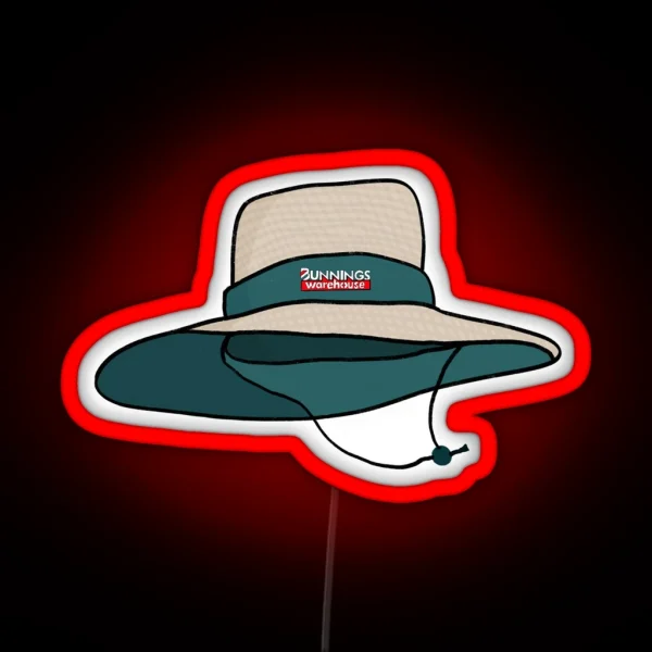 Bunnings Hat V1 RGB Neon Sign