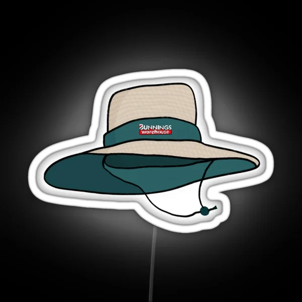 Bunnings Hat V1 RGB Neon Sign