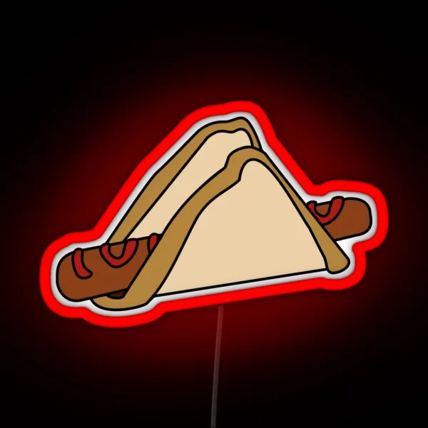 Bunnings Snag In Bread RGB Neon Sign