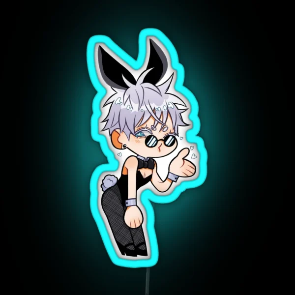 BUNNY GOJO RGB Neon Sign