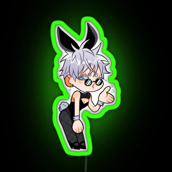 BUNNY GOJO RGB Neon Sign