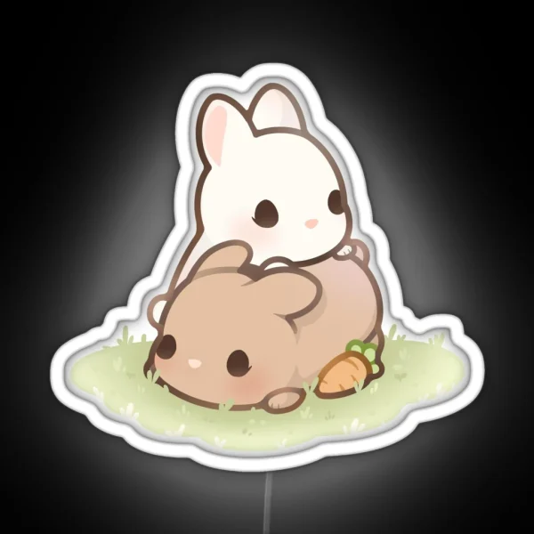 Bunny Love RGB Neon Sign