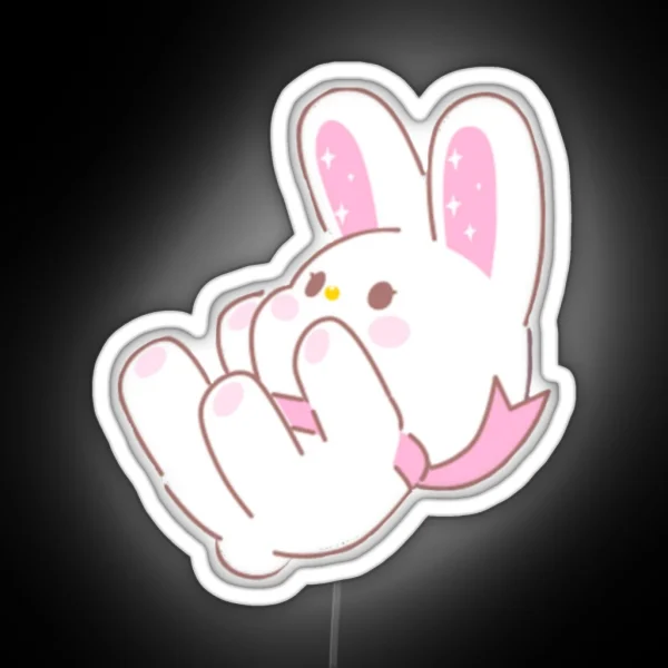 Bunny RGB Neon Sign