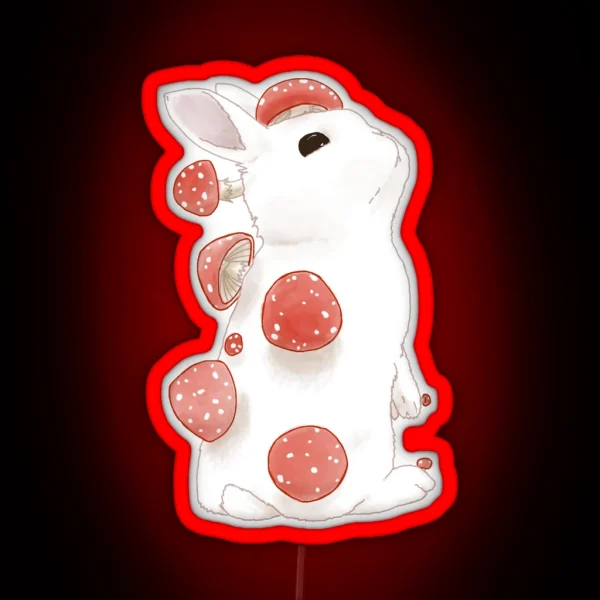 Bunny Shroom RGB Neon Sign