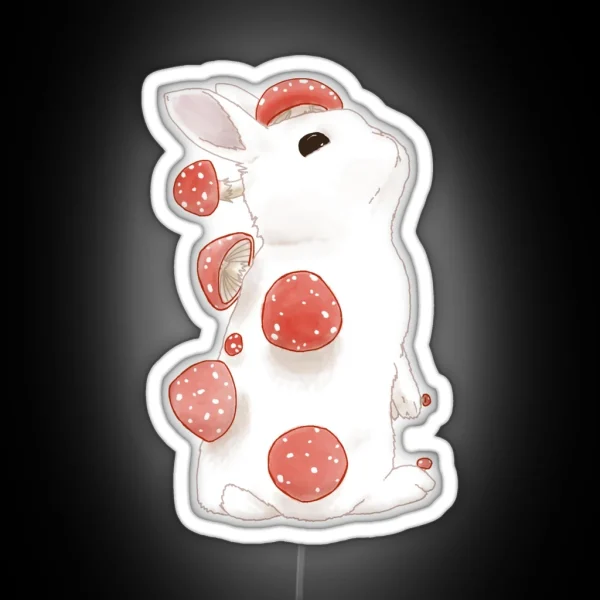 Bunny Shroom RGB Neon Sign