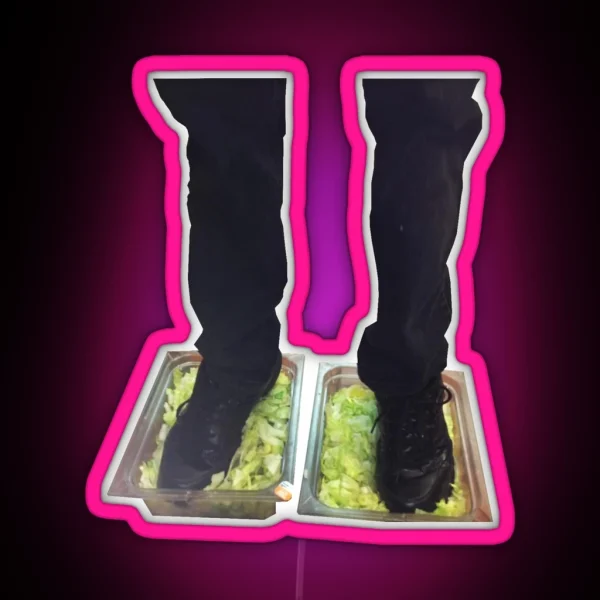Burger King Foot Lettuce RGB Neon Sign