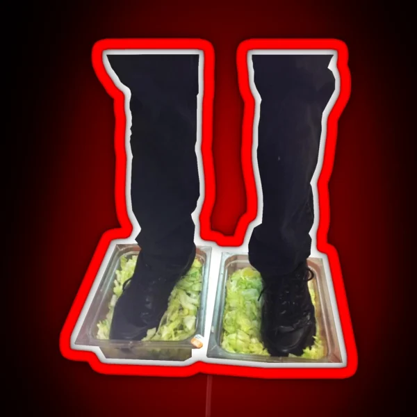 Burger King Foot Lettuce RGB Neon Sign