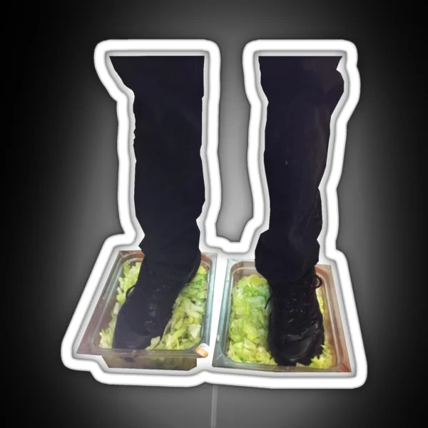 Burger King Foot Lettuce RGB Neon Sign