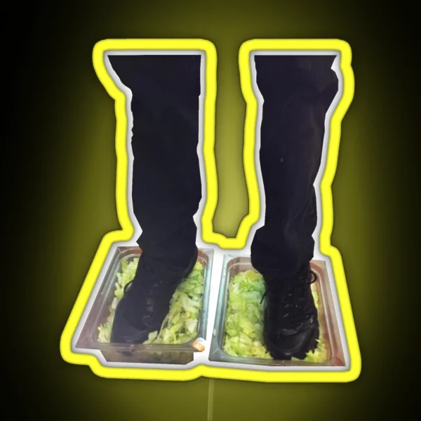 Burger King Foot Lettuce RGB Neon Sign