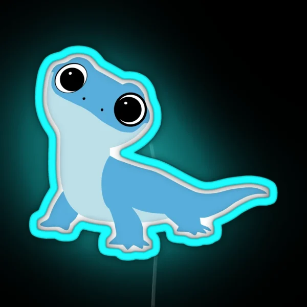 Burni The Lizard RGB Neon Sign