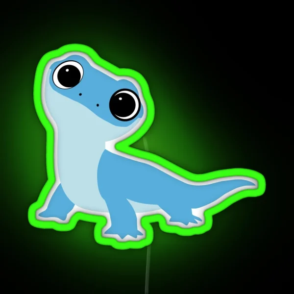 Burni The Lizard RGB Neon Sign